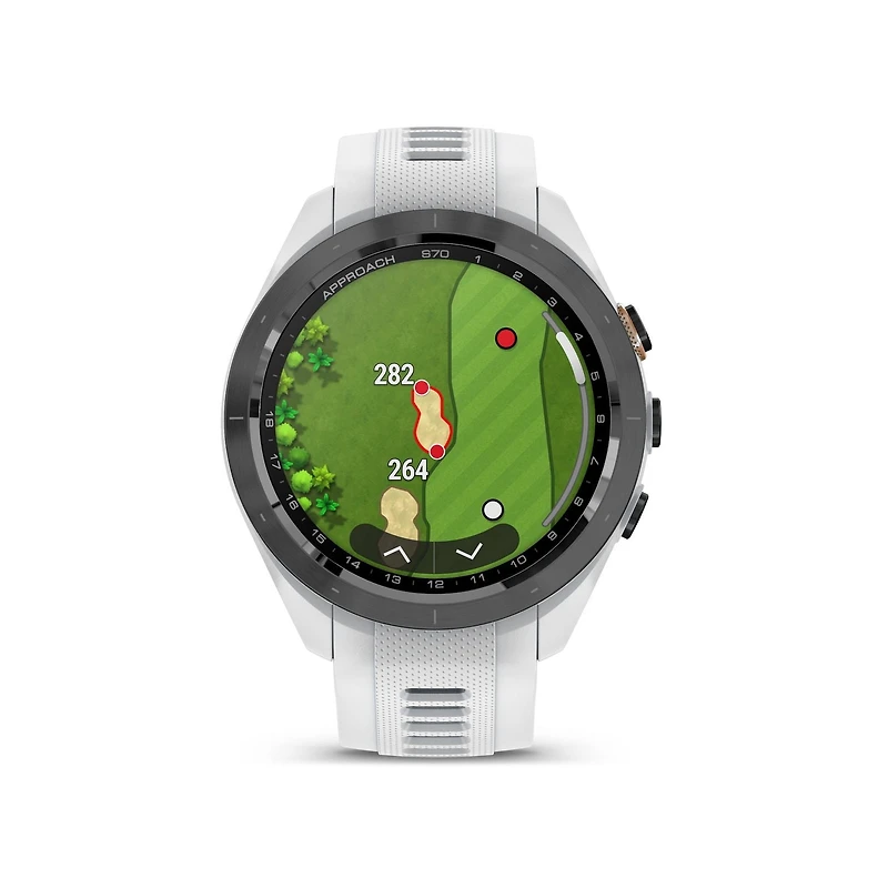 Garmin Approach® S70 1.2-in AMOLED Display Premium GPS Golfing Smartwatch - 42-mm