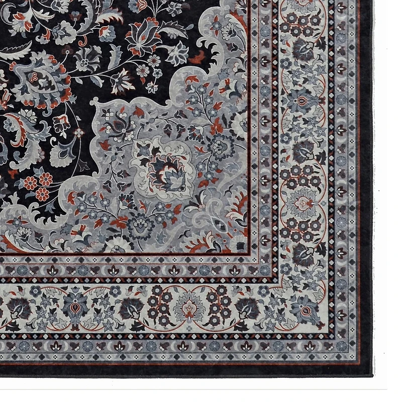 Emerald Paulson Cream & Blue 3'3" x 5' Accent Rug
