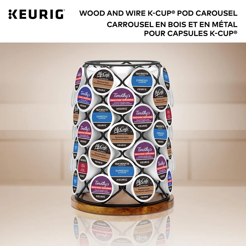 Keurig® Wood and Wire Carousel