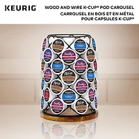 Keurig® Wood and Wire Carousel