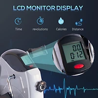 Portable Mini Pedal Cycling Exerciser Stationary Bike Indoor Fitness LCD Display