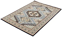ECARPET Qashqai Blue Rug