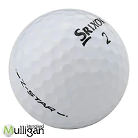 Mulligan - 12 balles de golf récupérées Srixon Z-Star 5A Pristine, Blanc