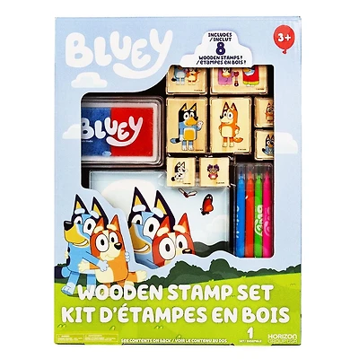 Bluey Wooden Stamp Set