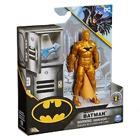 DC Comics, Metallic Rebirth Batman Action Figure, 2 Mystery Accessories, 4-inch, Kids Toys for Boys and Girls Ages 3+