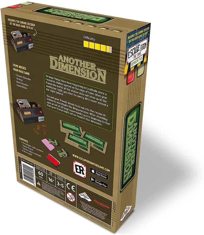 Identity Games Escape Room le Pack d'Extension du Jeu, une Autre Dimension