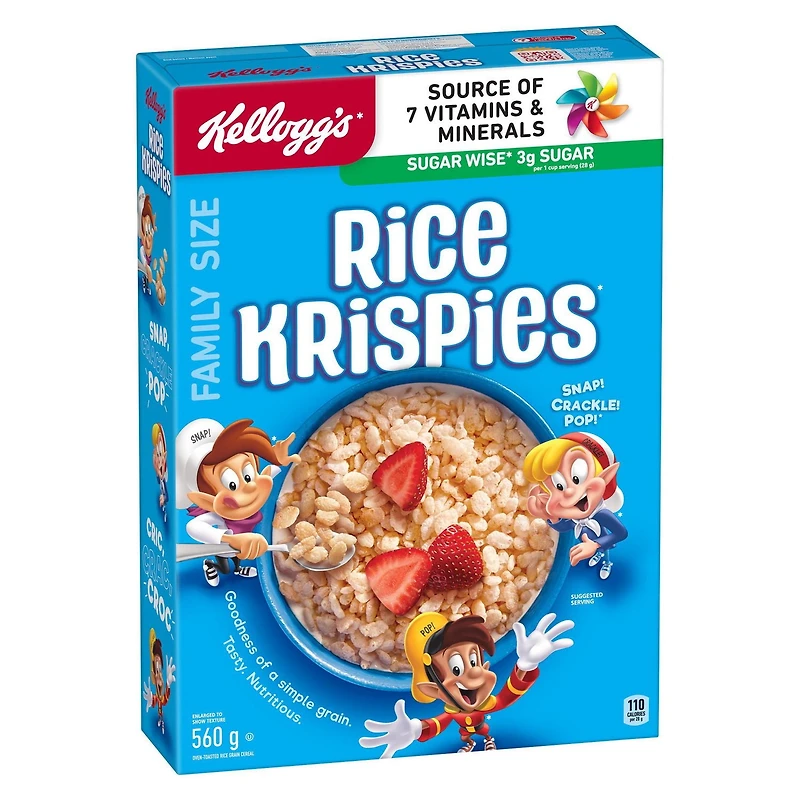 Céréales Kellogg's Rice Krispies originales 560 g (format familial) 560g
