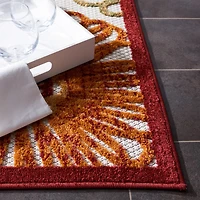 SAFAVIEH Cabana Aria Floral Outdoor Area Rug