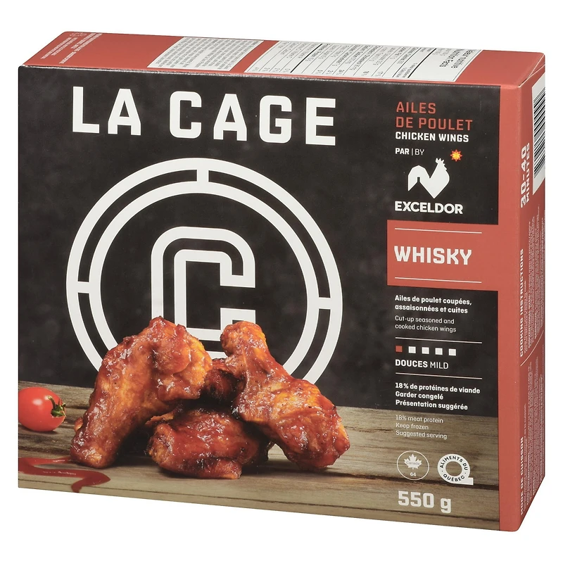 Ailes de poulet au whisky La Cage 550g