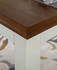 Ensemble de salle à manger 5 pièces Lander, Marron