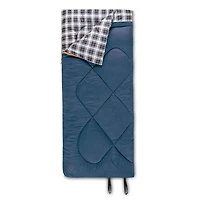 Ozark Trail 5C Sleeping Bag, 75"(L) x33" (W),Temp Rating +41℉/+5℃, Polyester Fabric, Blue, Sleeping Bag