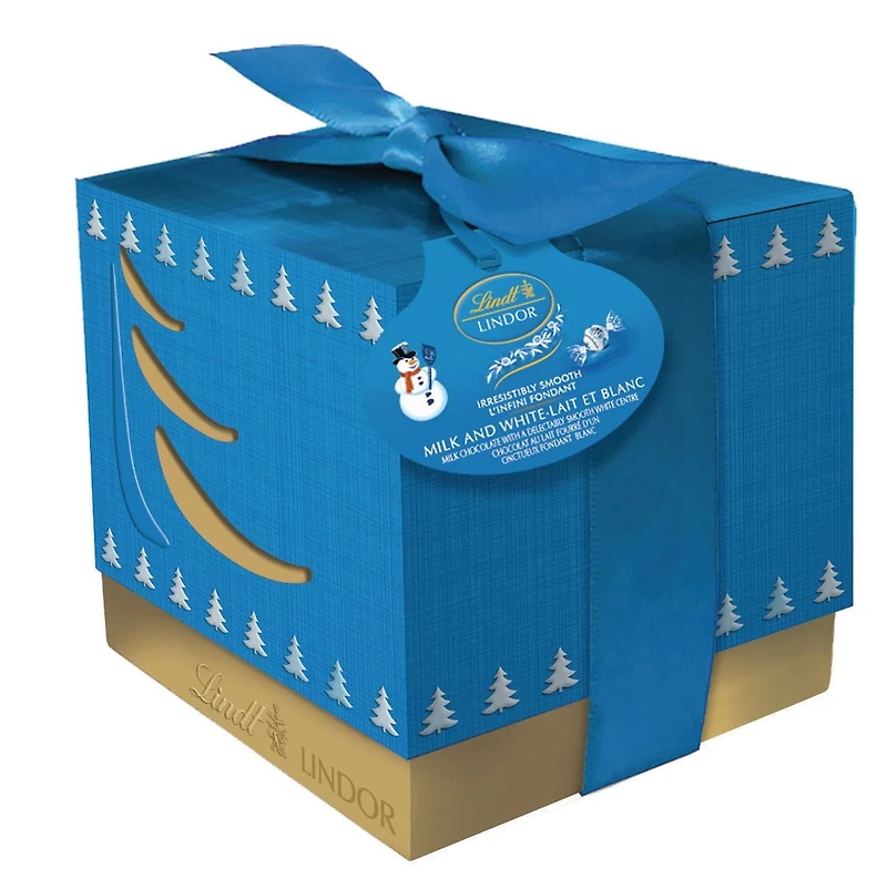Chocolat au lait et blanc Mini-boite Bonheurs d'Hiver Lindor de Lindt