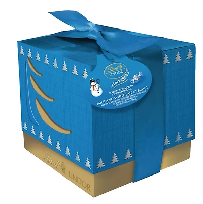 Chocolat au lait et blanc Mini-boite Bonheurs d'Hiver Lindor de Lindt