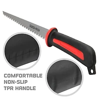 Swiss Tech 6" Wallboard Saw, Durable steel blade