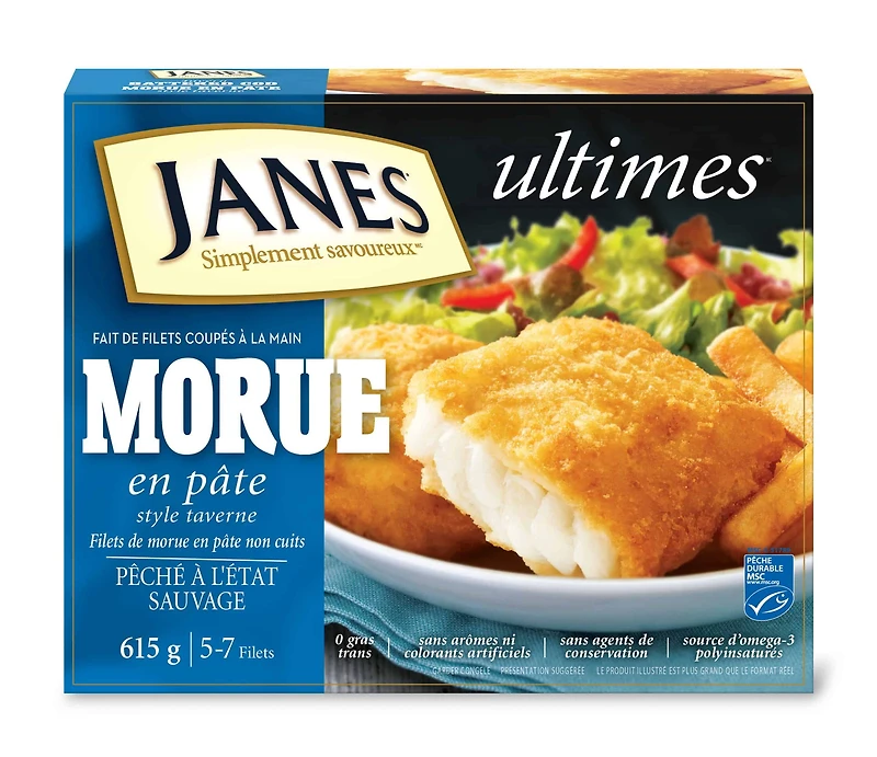 JANES FILETS DE MORUE PANÉS ultimes DE STYLE TAVERNE JANES FILETS DE MORUE PANÉS ultimes DE STYLE TAVERNE