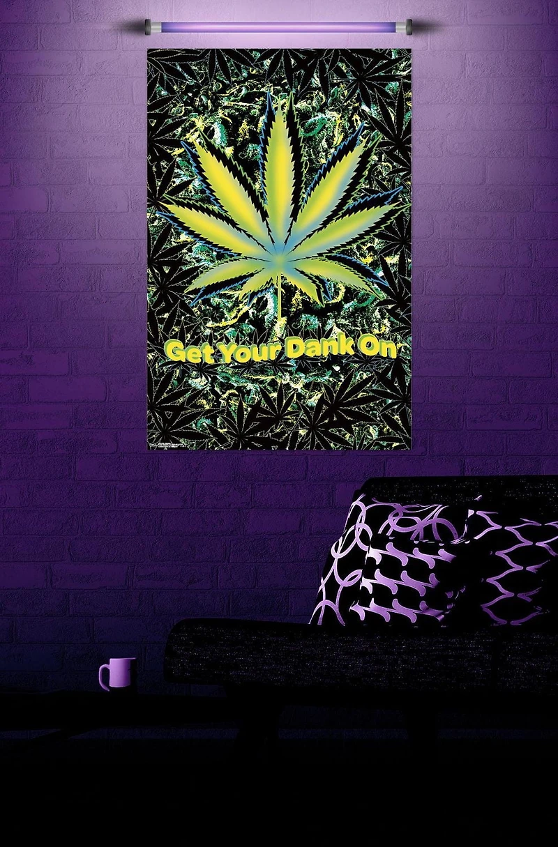 Neon - Marijuana Neon Wall Poster,