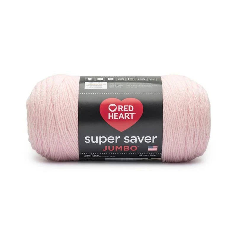 Red Heart® Super Saver Jumbo™ #4 Worsted (Medium) Acrylic Yarn, 14oz/396g 744 Yards