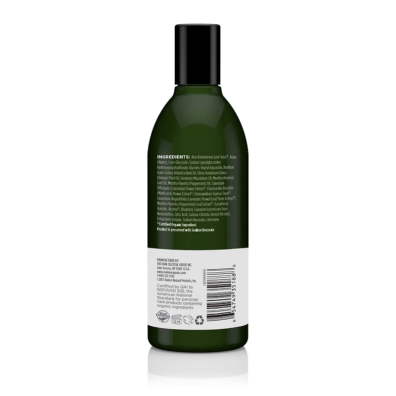 Avalon Gel bain et douche menthe poivrée