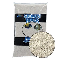 Estes Stoney River Premium Aquarium Sand - White - 5 lb, Colored, pH neutral and non-toxic aquarium sand.
