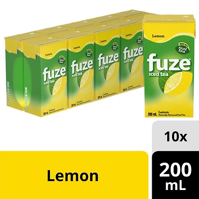 Fuze thé glacé au citron, 200 ml, paquet de 10