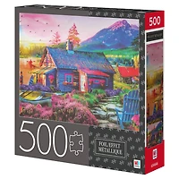 500-Piece Jigsaw Puzzle with Foil Accents