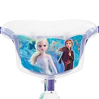 Reines des Neiges de Huffy, 16 pouces, vélos pour les filles avec roues d'entraînement, Blanc étincelant / Bleu cristal 4-6 ans