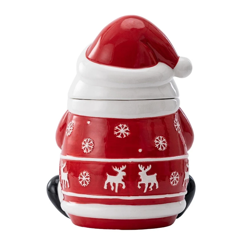Holiday Time Figural Ceramic Cookie Jar, 77 oz, 1 piece