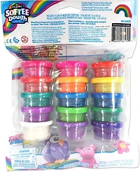 Cra-Z-Art Softee Dough 15 Piece Super Party Pack, Rainbow Coloured Moulding Dough Kit for Kids