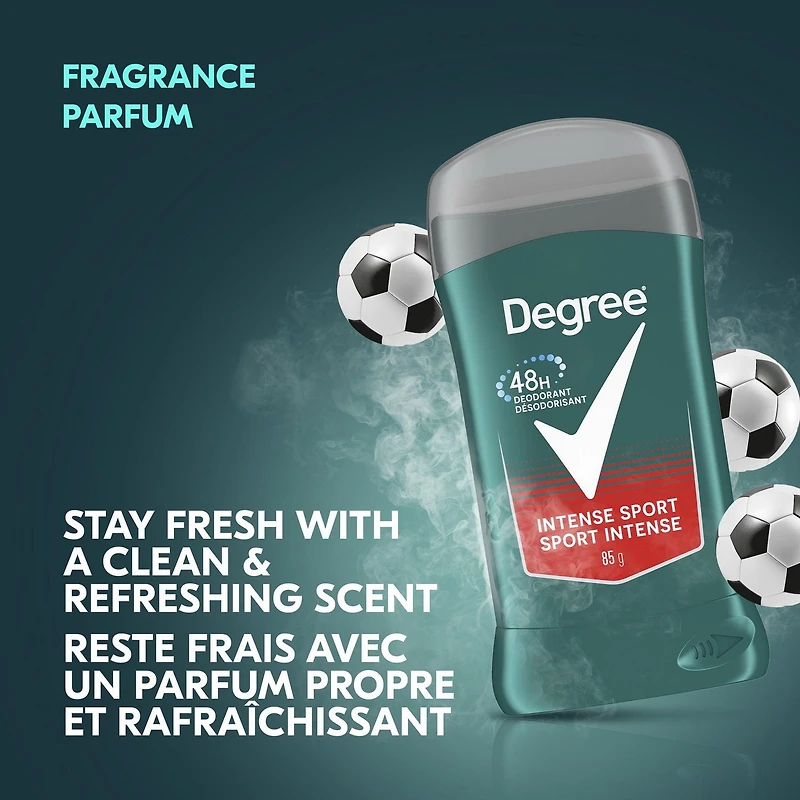 Degree Men Deodorant Stick, Intense Sport, 48-Hour odour Protection deodorant For Men