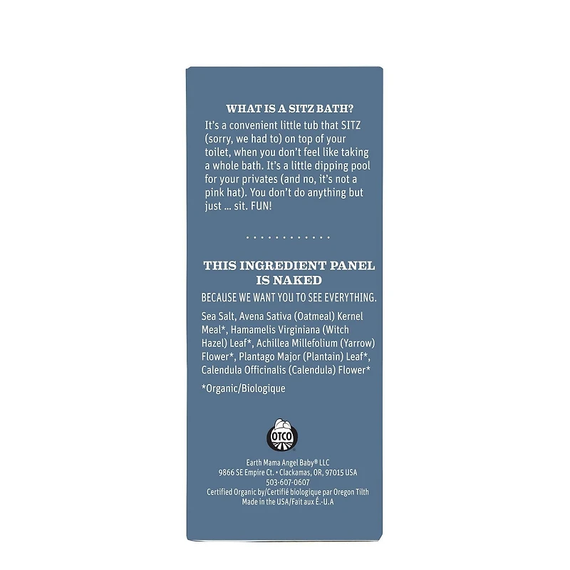 Earth Mama Organic Herbal Sitz Bath 6/6Ea, Organic Bath & Sitz Bath