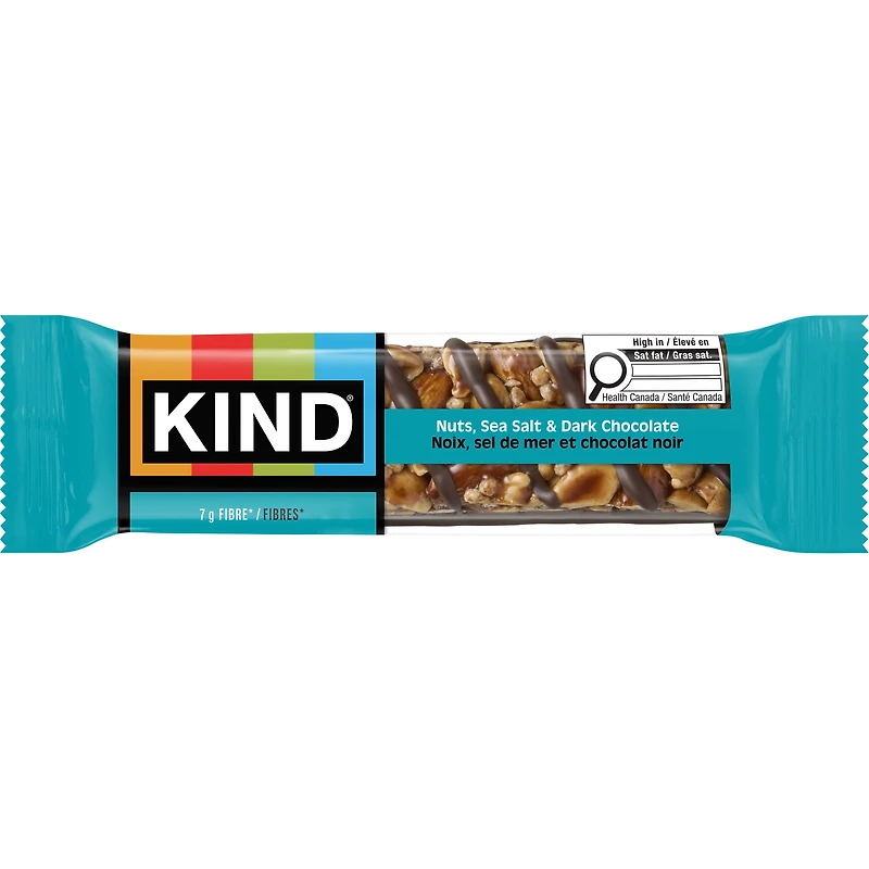 KIND Nuts Sea Salt & Dark Chocolate Bar, 40g, 12 Bars