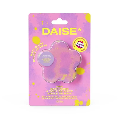 Bombe de bain DAISE BRB à la lavande relaxante, avec mini marques à collectionner à l'intérieur, 3 oz/85 g bombe de bain, bain fizzer
