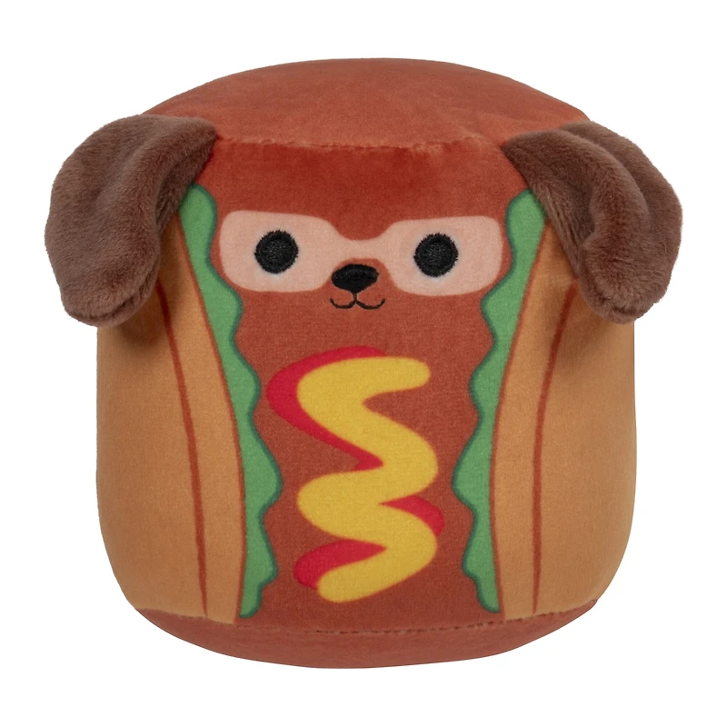 Karl Hot-Dog + Frannie Frites Chew Mees par Original Squishmallows Jouet pour Animal de Compagnie Lot de 2