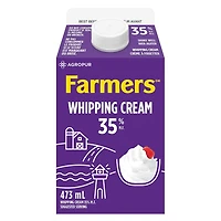 Farmers by Natrel 35% Whipping Cream, 473 mL