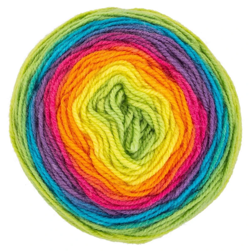 Red Heart Roly Poly Yarn (100 g / 3.5 oz), Rainbow