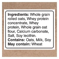 Quaker Protéines gruau instantané, Nature, 6 sachets. 168 g.