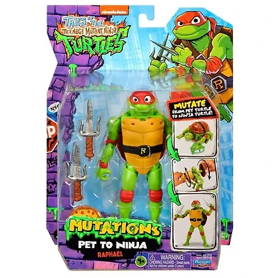 Teenage Mutant Ninja Turtles Rafeal Pet to Ninja figure due action