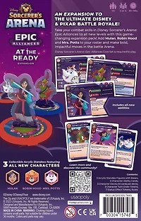 USAopoly Disney Sorcerer's Arena : des alliances épiques à l'extension Ready