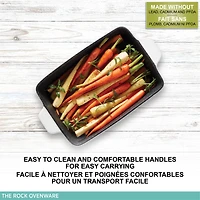 Starfrit The Rock Non-Stick Ceramic Ovenware - 7" x 10" - Rectangular - Oven safe - Easy to clean - Dishwasher safe