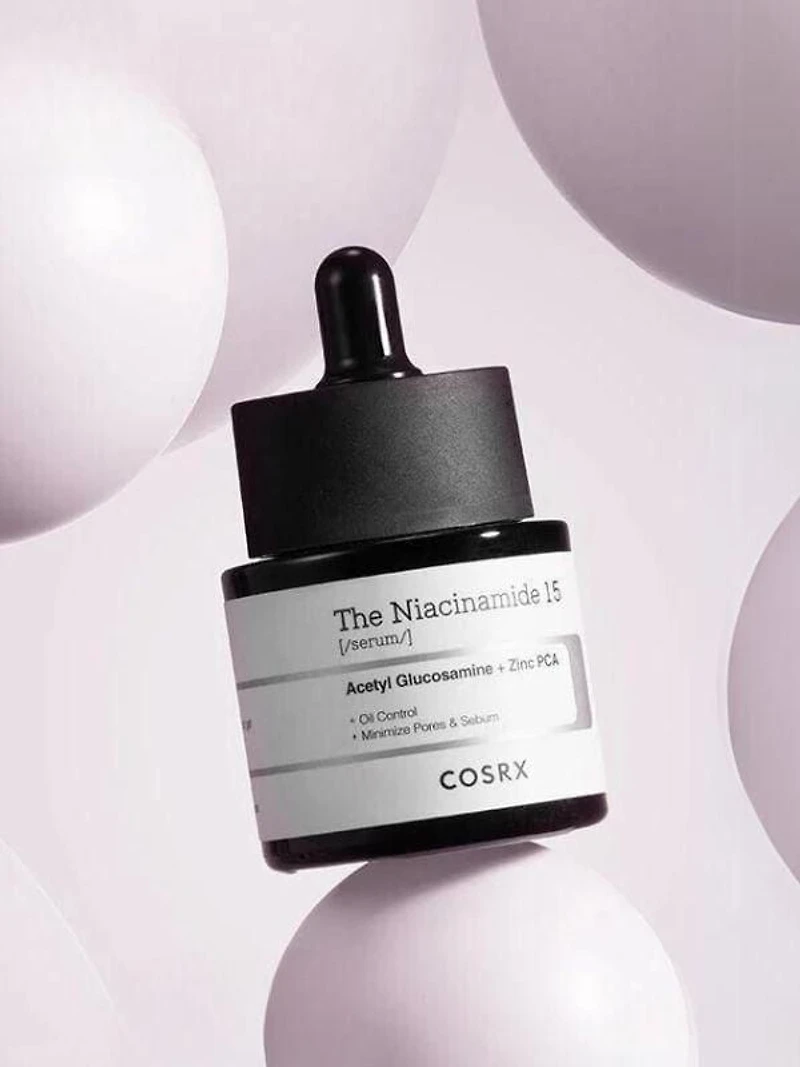 COSRX The Niacinamide 15 Serum 20g, 15% Niacinamide: Brightens & refines skin