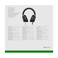 Casque stéréo Xbox pour Xbox Series X|S, Xbox One et Windows 10 Casque filaire Xbox