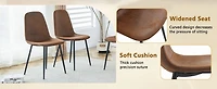 Noble House Ensemble de 4 chaises de restaurant modernes de style médiéval avec coussins