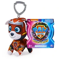 PAW Patrol : La Super Patrouille le film, Peluche Marcus Super Patrouille de 10 cm, animaux en peluche miniatures avec attache pour porte-clés, jouets pour garçons et filles à partir de 3 ans