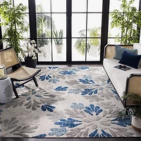 Safavieh Cabana Georgiana Floral Outdoor Area Rug