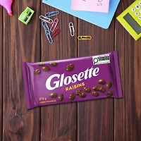 GLOSETTE Raisins Candy, Chocolatey coated, perfect for sharing, 275g