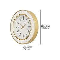Horloge murale HOMETRENDS 30,5 cm, précision du quartz