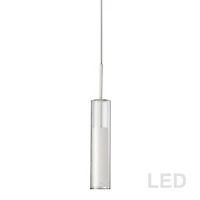 Dainolite LUN-1LEDP-WH Pendentif Blanc