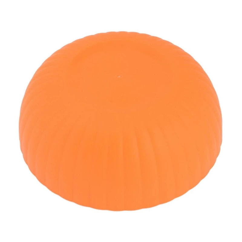 Mainstays Orange Polypropylene Round Bowl 1pc