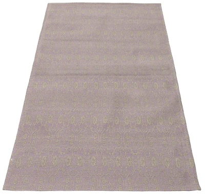 ECARPETGALLERY 4'9" x 6'9" Contemporary Collage Handmade Area Rug for Living Room, Dining Room and Bedroom in Grn