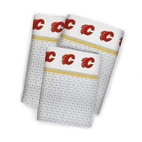 LNH Ens de draps Flames  1/pl